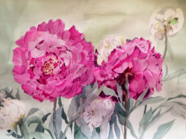 30 x 38 Watercolor and Pastel