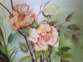 38 x 48 Watercolor and Pastel $2500