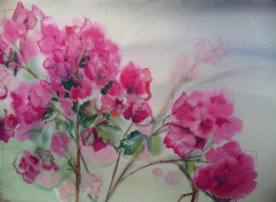 38 x 48 Watercolor and Pastel $4800